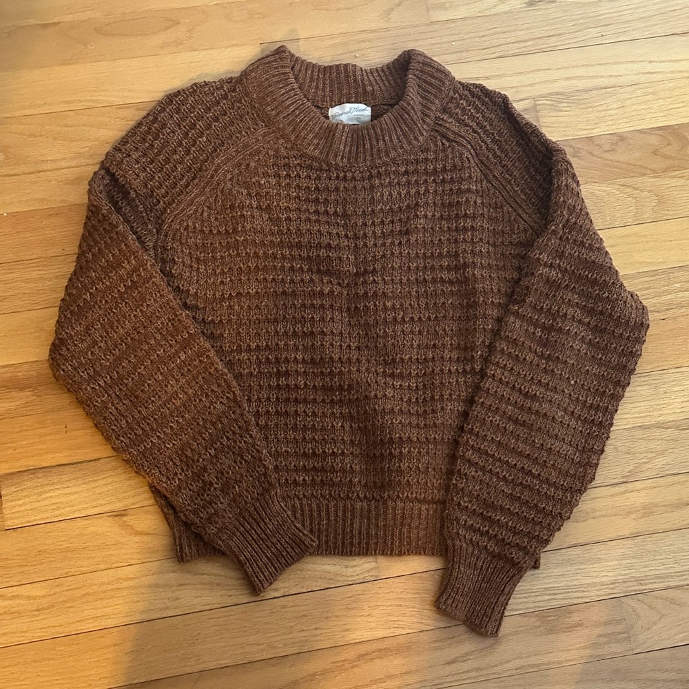 Universal Thread Warm Brown Knit Sweater size medium
